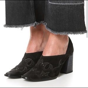 Free People Alamo Western Ankle Bootie NWOT Size 7.5